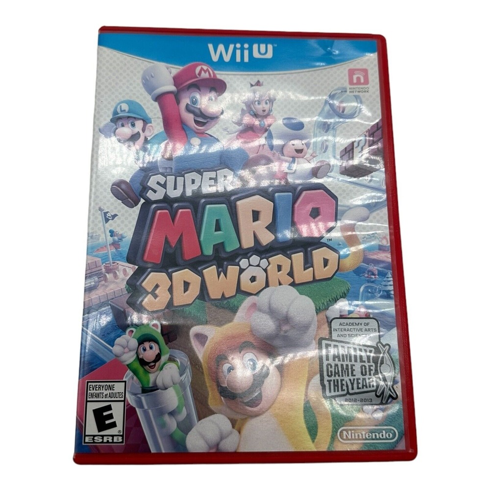 Super Mario‎ 3D World (Nintendo Wii U, 2013) No Manual Tested & Working